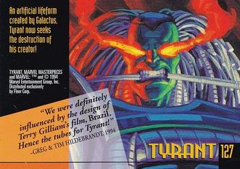 1995 Flair Marvel Annual Trading Card #132 Tyrant 