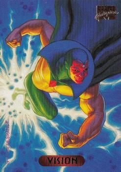 1994 Fleer Marvel Masterpieces Hildebrandt Brothers #132 Vision Front
