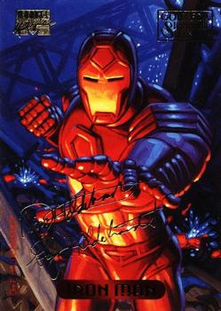 1994 Fleer Marvel Masterpieces Hildebrandt Brothers - Gold Foil Signature #56 Iron Man Front