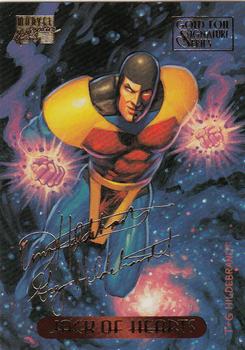 1994 Fleer Marvel Masterpieces Hildebrandt Brothers - Gold Foil Signature #57 Jack of Hearts Front