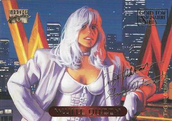 1994 Fleer Marvel Masterpieces Hildebrandt Brothers - Gold Foil Signature #136 White Queen Front