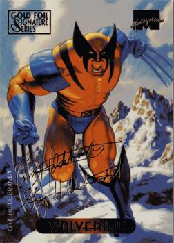1994 Fleer Marvel Masterpieces Hildebrandt Brothers - Gold Foil Signature #137 Wolverine Front