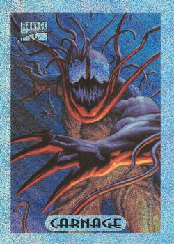 1994 Fleer Marvel Masterpieces Hildebrandt Brothers - Silver Holofoils #2 Carnage Front