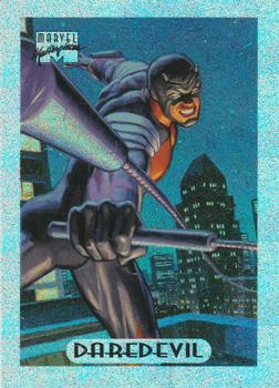 1994 Fleer Marvel Masterpieces Hildebrandt Brothers - Silver Holofoils #3 Daredevil Front
