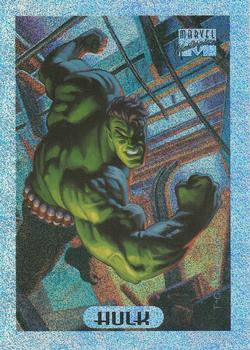 1994 Fleer Marvel Masterpieces Hildebrandt Brothers - Silver Holofoils #4 Hulk Front