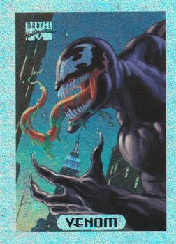 1994 Fleer Marvel Masterpieces Hildebrandt Brothers - Silver Holofoils #9 Venom Front