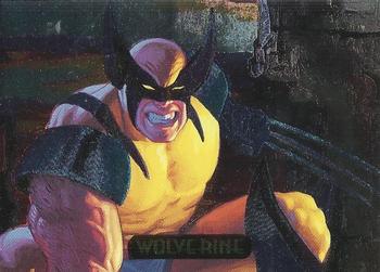 1994 Fleer Marvel Masterpieces Hildebrandt Brothers - PowerBlast #9 Wolverine Front