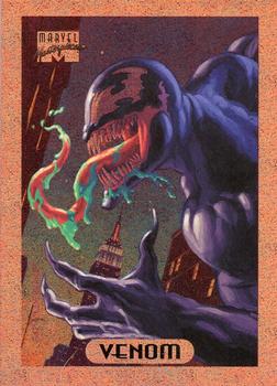 1994 Fleer Marvel Masterpieces Hildebrandt Brothers - Bronze Holofoils #9 Venom Front