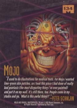 1995 Fleer Marvel Masterpieces #134 Mojo Back