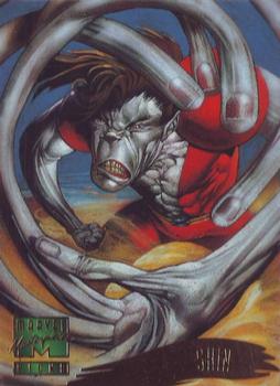 1995 Fleer Marvel Masterpieces #146 Skin Front
