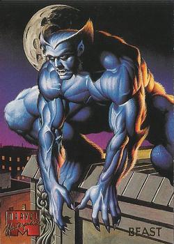 1995 Fleer Marvel Masterpieces #8 Beast Front