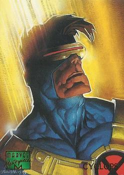 1995 Fleer Marvel Masterpieces #22 Cyclops Front