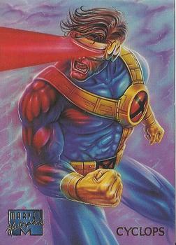 1995 Fleer Marvel Masterpieces #23 Cyclops Front