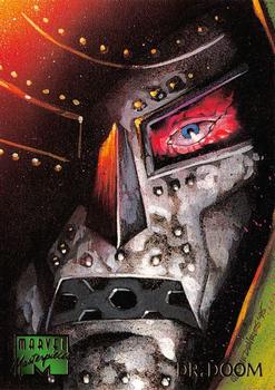 1995 Fleer Marvel Masterpieces #28 Dr. Doom Front