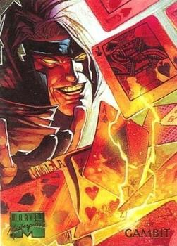 1995 Fleer Marvel Masterpieces #34 Gambit Front