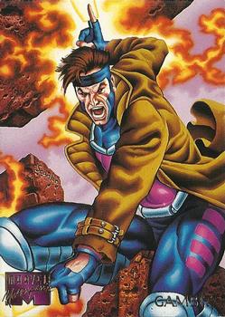 1995 Fleer Marvel Masterpieces #36 Gambit Front