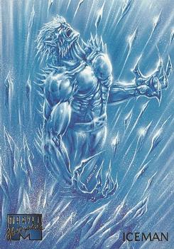 1995 Fleer Marvel Masterpieces #48 Iceman Front