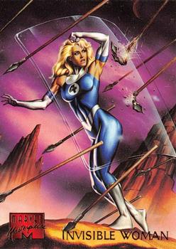 1995 Fleer Marvel Masterpieces #49 Invisible Woman Front
