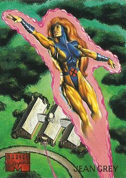 1995 Fleer Marvel Masterpieces #55 Jean Grey Front