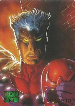 1995 Fleer Marvel Masterpieces #61 Magneto Front