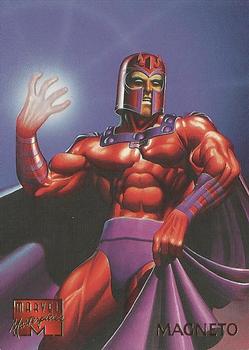 1995 Fleer Marvel Masterpieces #62 Magneto Front