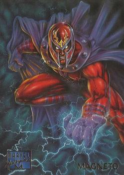 1995 Fleer Marvel Masterpieces #63 Magneto Front