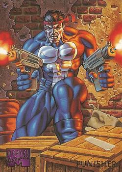 1995 Fleer Marvel Masterpieces #81 Punisher Front