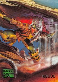 1995 Fleer Marvel Masterpieces #82 Rogue Front
