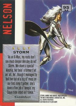 1995 Fleer Marvel Masterpieces #95 Storm Back