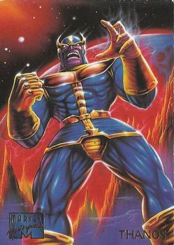 1995 Fleer Marvel Masterpieces #98 Thanos Front
