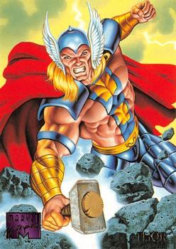 1995 Fleer Marvel Masterpieces #105 Thor Front