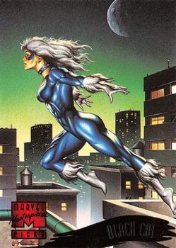 1995 Fleer Marvel Masterpieces #115 Black Cat Front