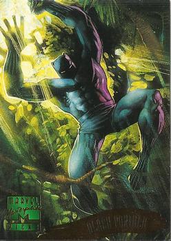 1995 Fleer Marvel Masterpieces #116 Black Panther Front