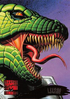 1995 Fleer Marvel Masterpieces #130 Lizard Front