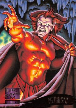 1995 Fleer Marvel Masterpieces #132 Mephisto Front