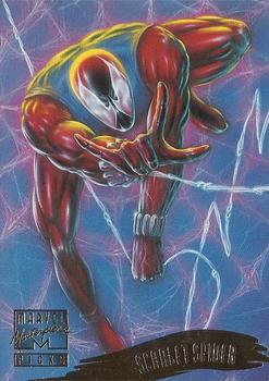 1995 Fleer Marvel Masterpieces #143 Scarlet Spider Front