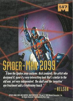 1995 Fleer Marvel Masterpieces #147 Spider-Man 2099 Back