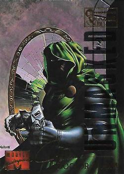 1995 Fleer Marvel Masterpieces - E-Motion Signature Series #29 Dr. Doom Front