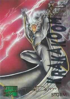 1995 Fleer Marvel Masterpieces - E-Motion Signature Series #94 Storm Front