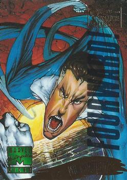 1995 Fleer Marvel Masterpieces - E-Motion Signature Series #135 Mr. Fantastic Front