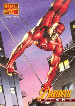 1995 Fleer Marvel Masterpieces - Canvas #5 Daredevil Front