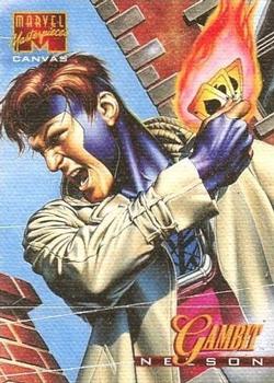 1995 Fleer Marvel Masterpieces - Canvas #7 Gambit Front