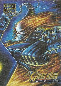 1995 Fleer Marvel Masterpieces - Canvas #8 Ghost Rider Front