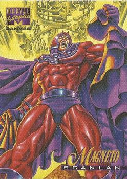 1995 Fleer Marvel Masterpieces - Canvas #13 Magneto Front