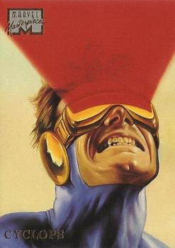 1996 Fleer/SkyBox Marvel Masterpieces #10 Cyclops Front