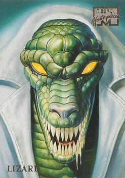 1996 Fleer/SkyBox Marvel Masterpieces #28 Lizard Front