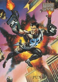 1996 Fleer/SkyBox Marvel Masterpieces #36 Punisher Front