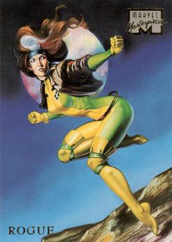 1996 Fleer/SkyBox Marvel Masterpieces #38 Rogue Front