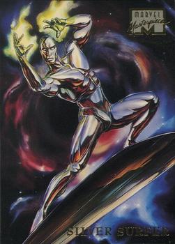 1996 Fleer/SkyBox Marvel Masterpieces #44 Silver Surfer Front