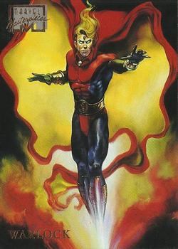 1996 Fleer/SkyBox Marvel Masterpieces #53 Warlock Front